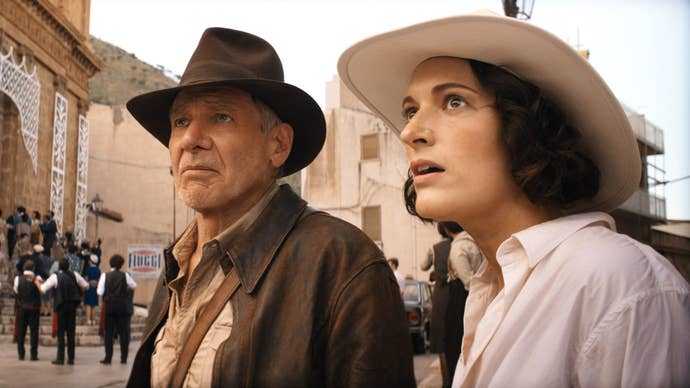 Harrison Ford and Phoebe Waller-Bridge in Indiana Jones: Dial of Destiny