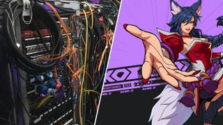 Custom header with 2XKO ahri art and Riot Games servers