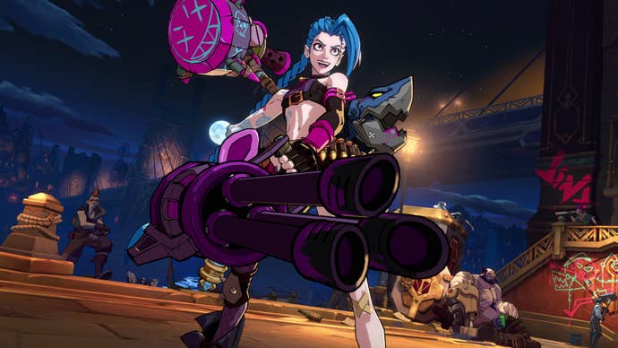 Jinx in 2XKO gameplay model