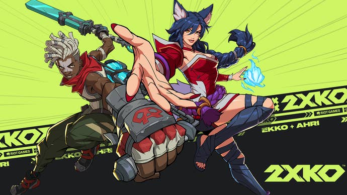 Ekko and Ahri from League of Legends in 2XKO key art