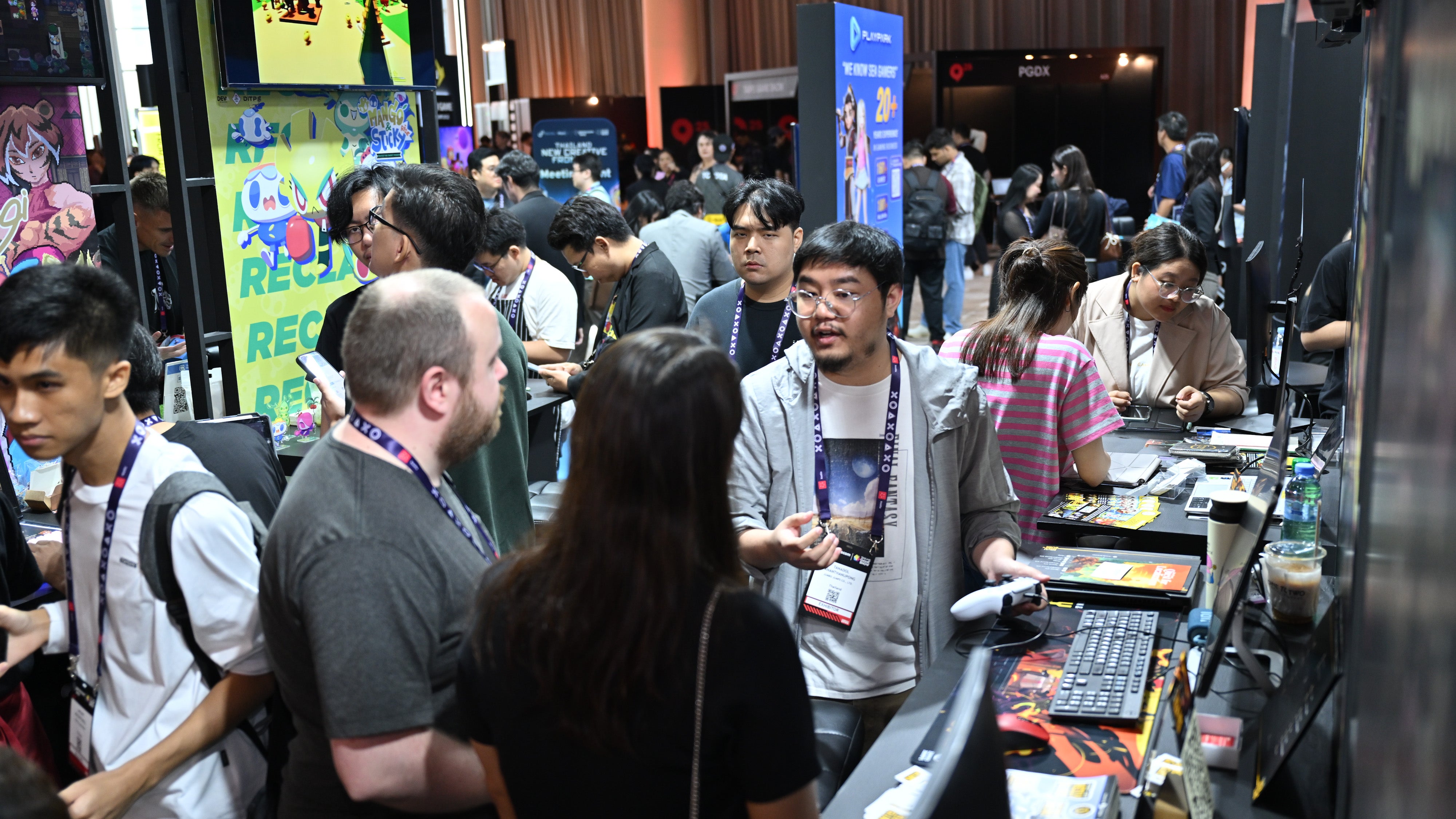 Gamescom Asia x Thailand Game Show show floor