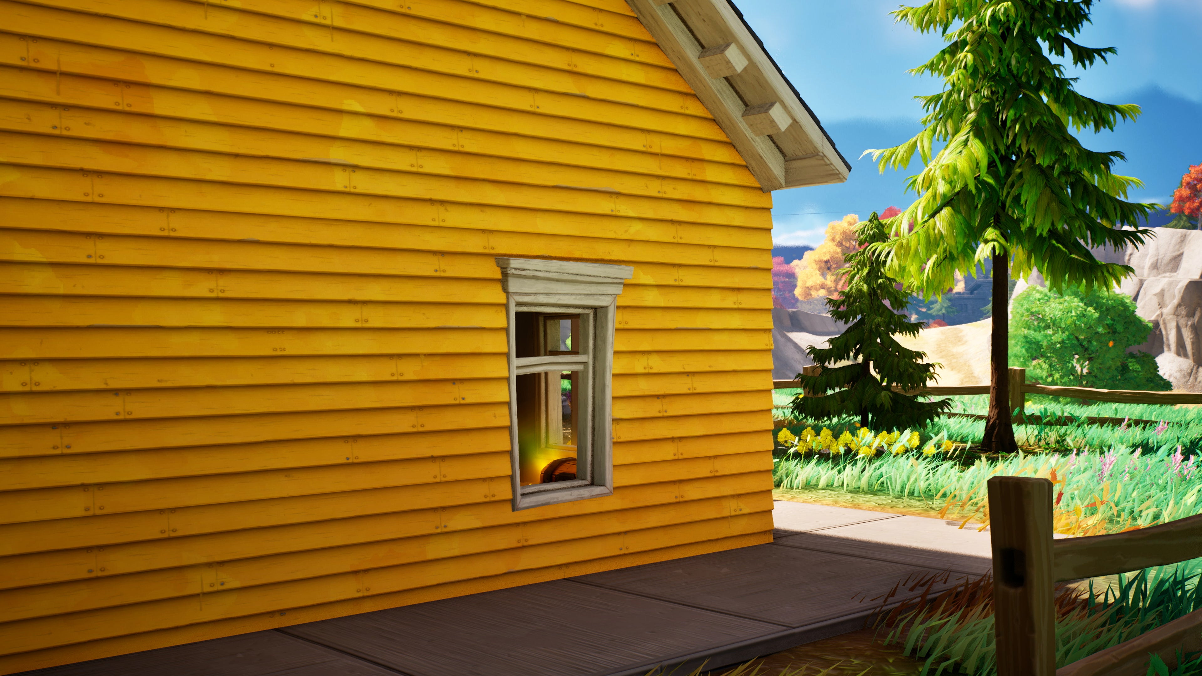 beauty shots from Fortnite Chapter 4, showcasing the new UE5 graphical features.