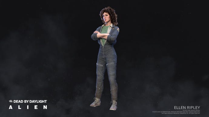 Artwork for Ellen Ripley in Dead by Daylight's Alien expansion