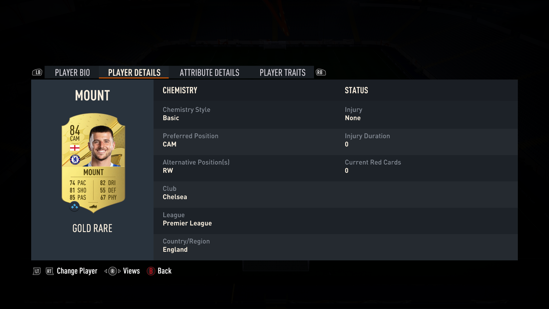 FUT 23 Chemistry Mason Mount card