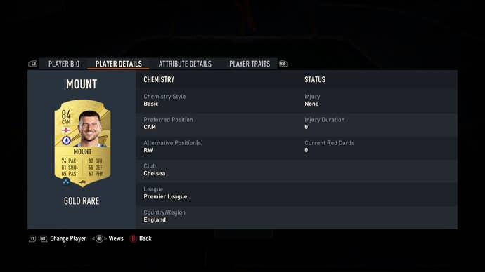 FUT 23 Chemistry Mason Mount card