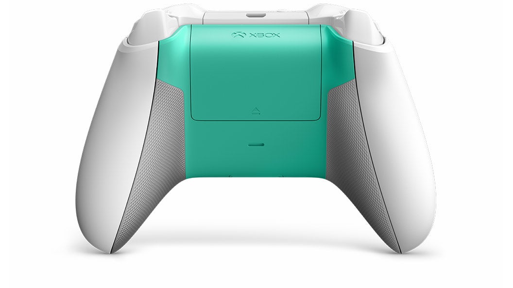 White and green deals xbox one controller