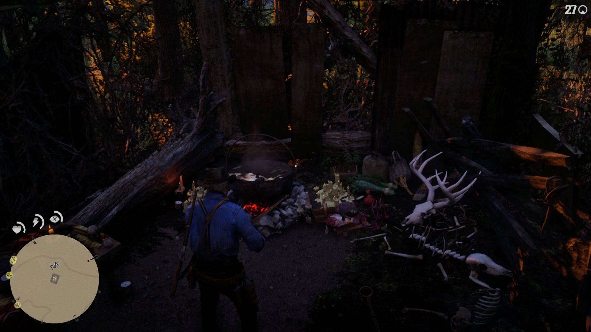 Where to find the Witches Cauldron in Red Dead Redemption 2 - 1