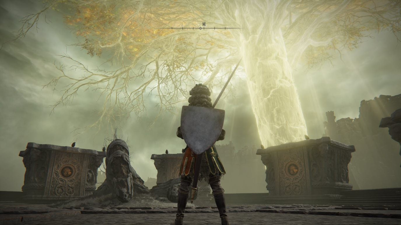 Elden Ring Turmbrücke (Riesen) und Heiliger Turm von Limgrave Eurogamer.de