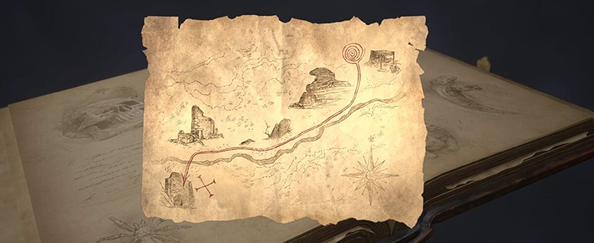 Hogwarts Legacy: A Tale Of Rowland Oakes - kaart volgen, Goblin Outpost en wand vinden