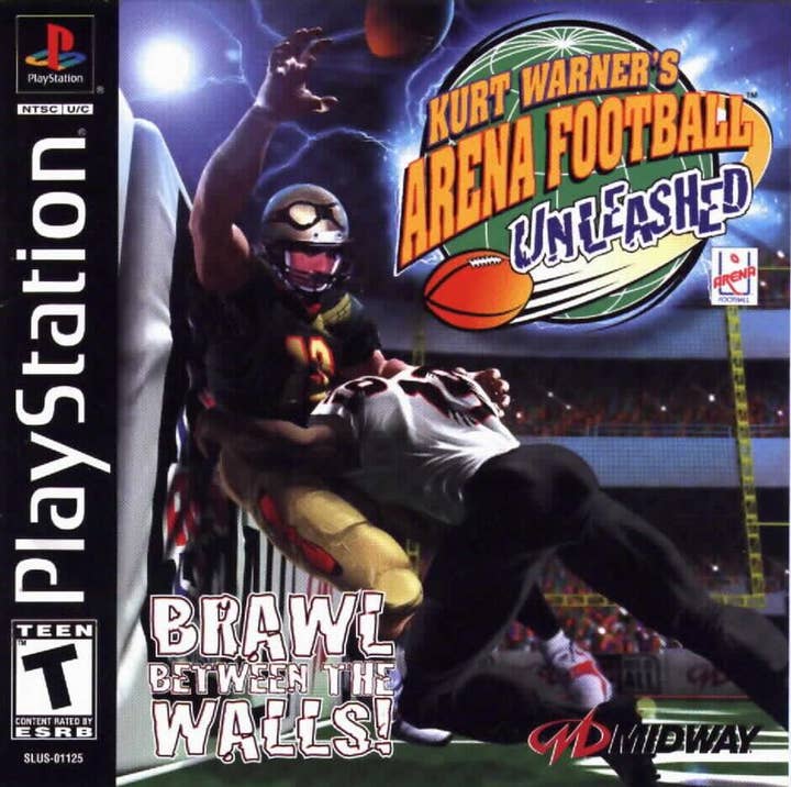 Cover art for Kurt Warner's Arena Football Unleashed for PlayStation