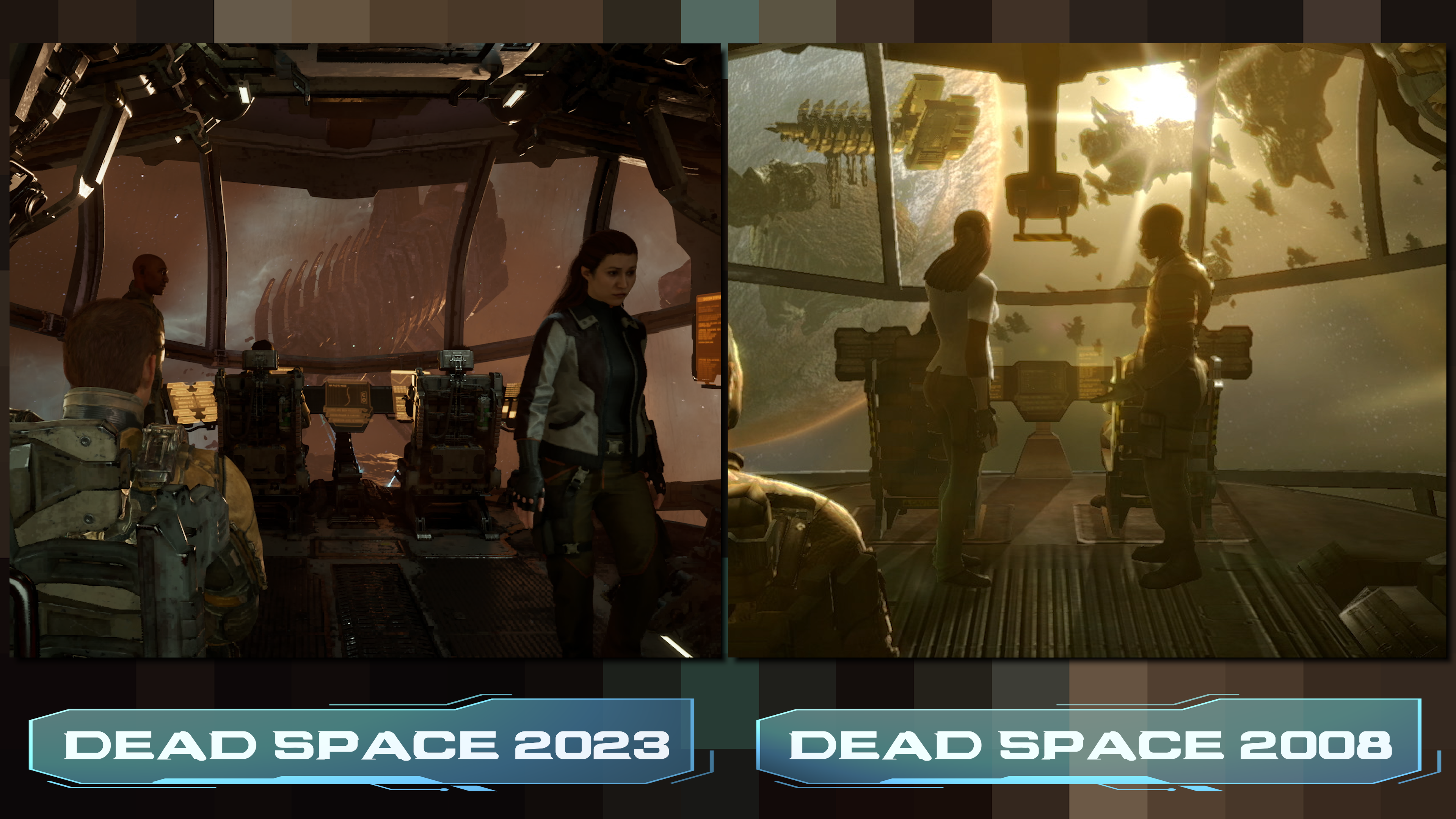 dead space remake comparison vs 2008 original screenshots