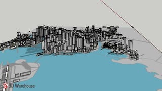 Someone made a 3D model of Cyberpunk 2077's Night City