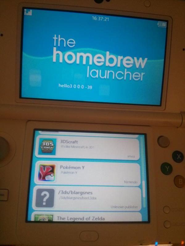 Homebrew on hot sale 3ds