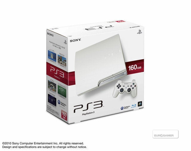 White PS3 Slim out in Japan this month | Eurogamer.net