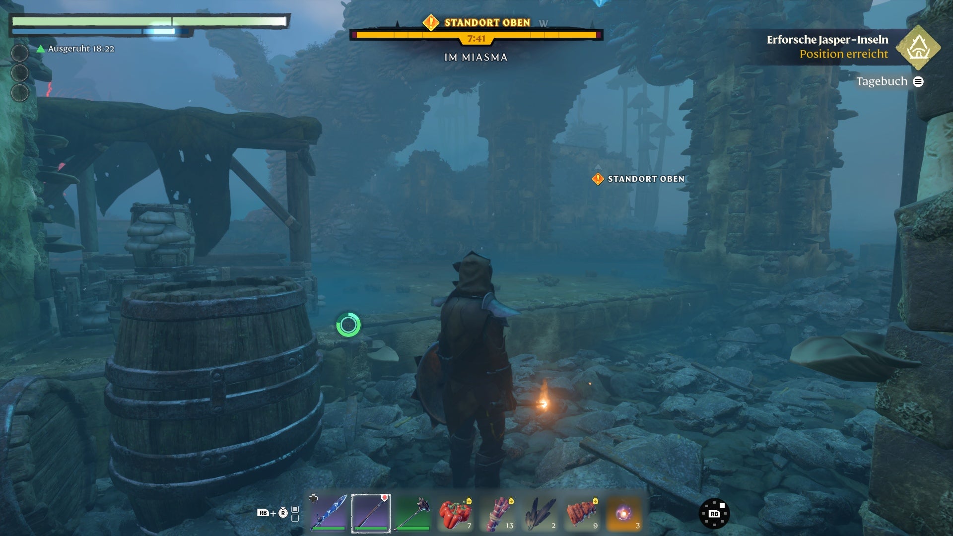 Enshrouded Schmiedewerkzeuge finden (Die Bitte des Schmieds) Brief, Handelsposten, Jasper