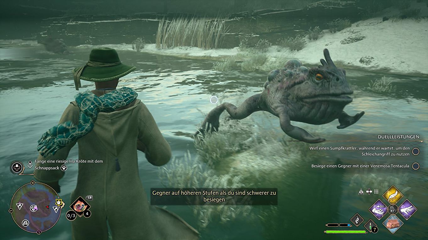 Hogwarts Legacy: Professor Howin's Assignment - Diricrawl en Giant Purple Toad vangen