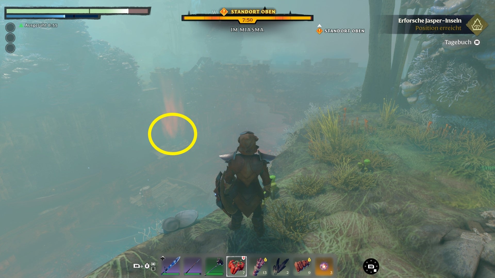 Enshrouded Schmiedewerkzeuge finden (Die Bitte des Schmieds) Brief, Handelsposten, Jasper