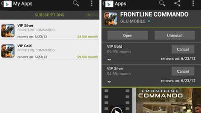 Android games get in-app subscriptions on Google Play
