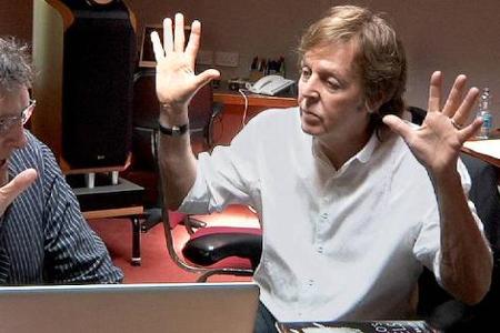 Paul McCartney writing music with Bungie
