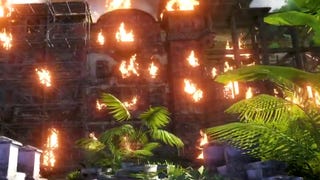 Průchod hořící budovou ve Far Cry 3
