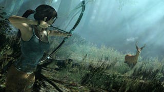 Nahrávka, jak hladová Lara loví srnky v divočině