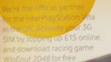 Vodafone typo messes up Vita WipEout top-up offer advertisement