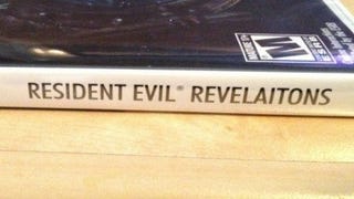 Resident Evil Revelations com erro na caixa