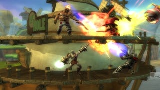 Big Daddy and Nathan Drake in PlayStation All-Stars Battle Royale