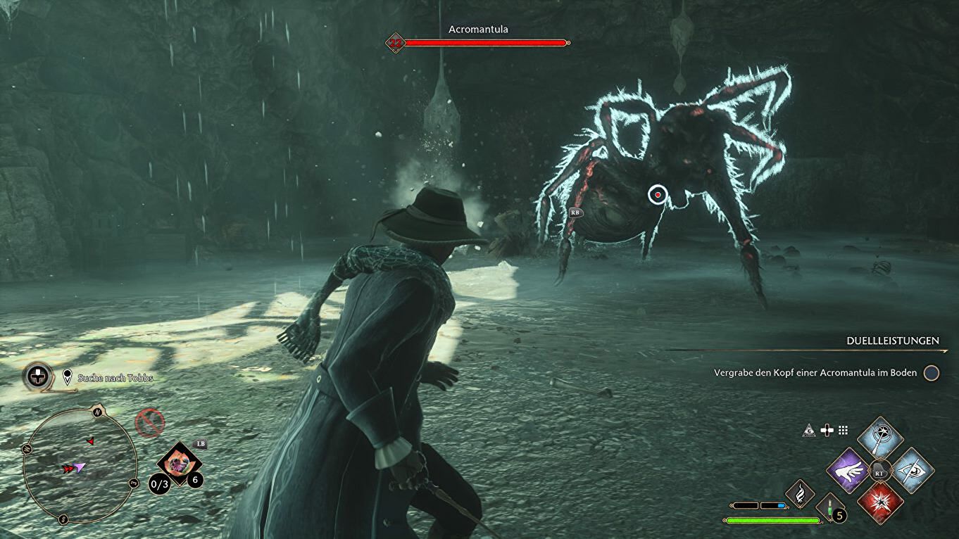 Hogwarts Legacy: The Plight Of The House-Elf, Tobbs vinden in Cave of Spiders, Acromantula verslaan