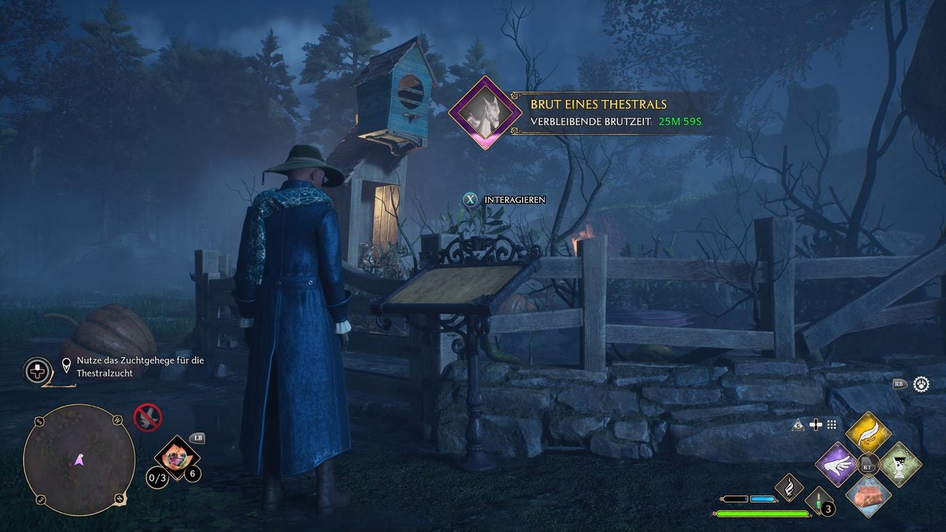 Hogwarts Legacy Das Fohlen des Todes Thestralmännchen und weibchen retten, Zuchtgehege bauen