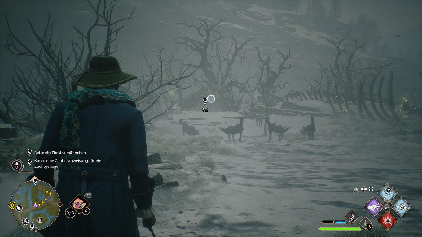 Hogwarts Legacy Das Fohlen des Todes Thestralmännchen und weibchen retten, Zuchtgehege bauen