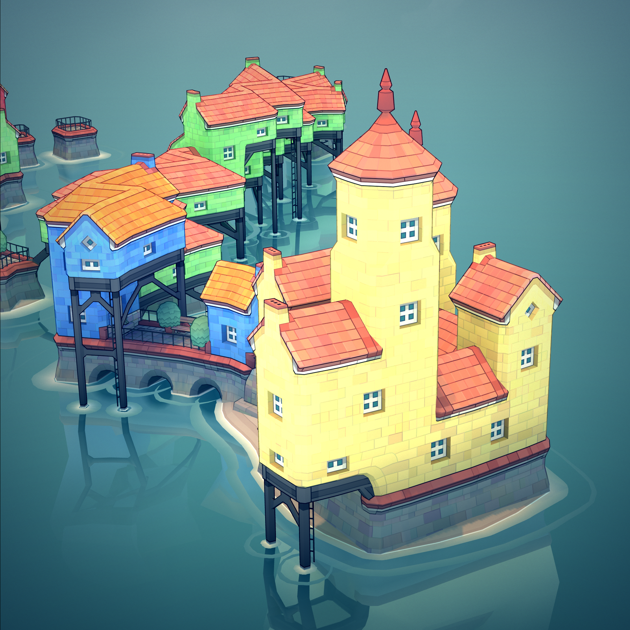 Townscaper review - a city-builder without rules | Eurogamer.net