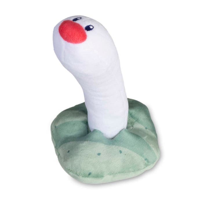 A plush toy of the Pokémon Wiglett.
