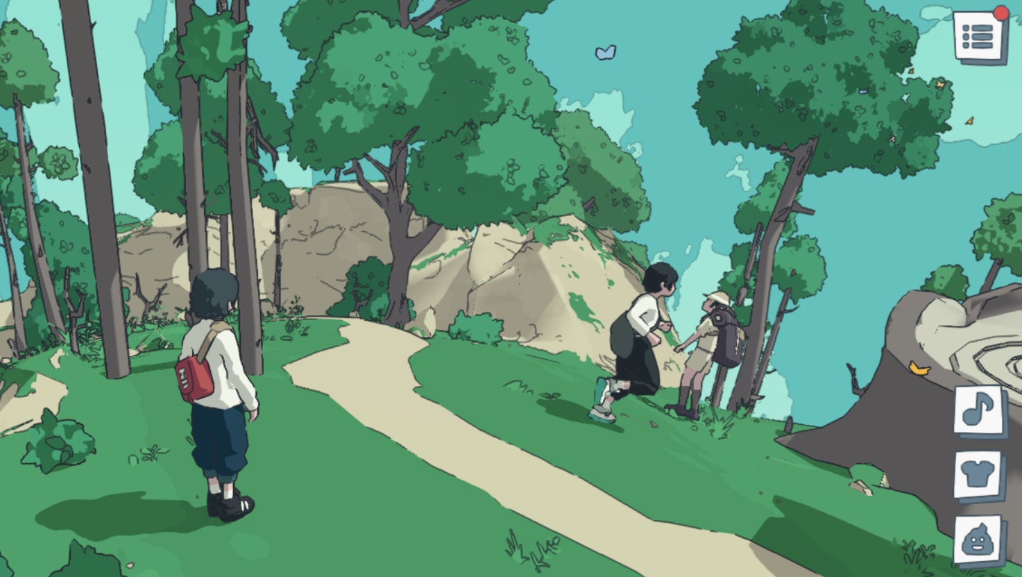 A screenshot of Hollow Knight: Silksong showing the path through the beginning of Act 3. - 1