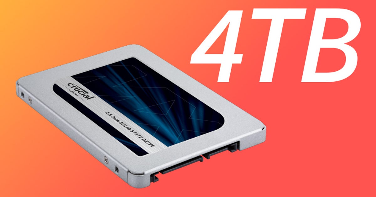 This SATA SSD offers 4TB of TLC NAND flash with a DRAM cache for £160 ...