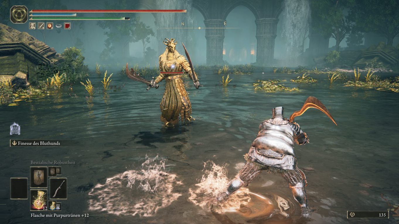 Elden Ring Shadow of the Erdtree Uralte Ruinen von Rauh betreten, Vogelkrieger besiegen