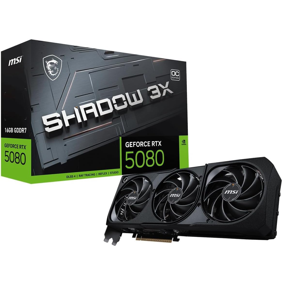 MSI GeForce RTX 5080 16G SHADOW 3X OC