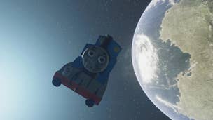 Thomas the Tank Engine in Starfield.