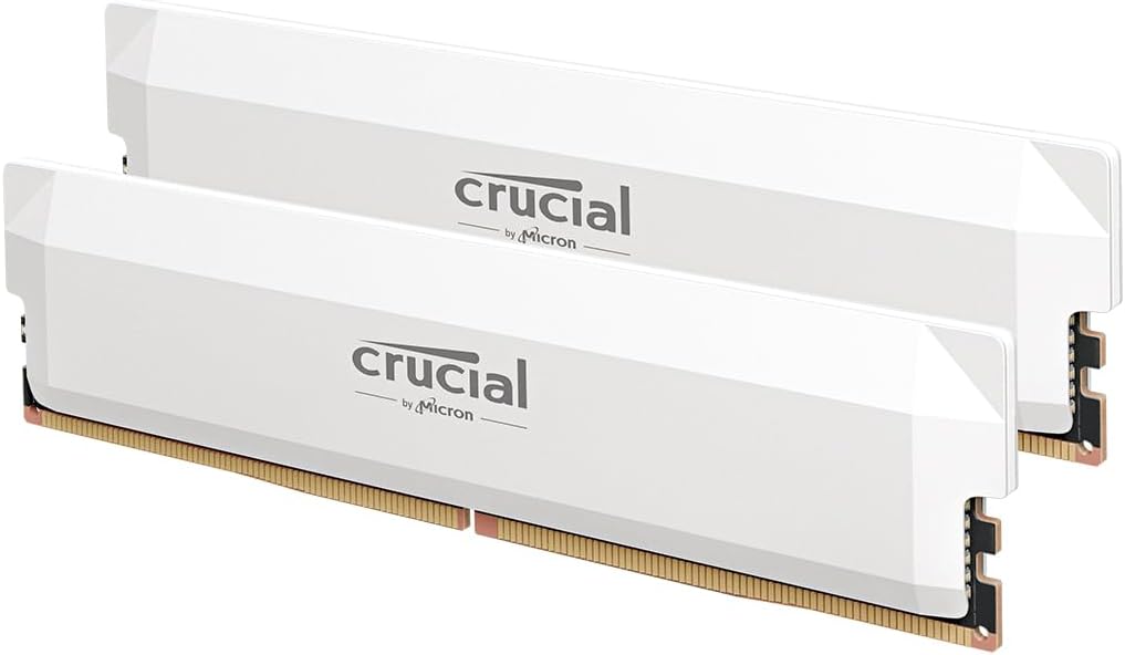 White PC build? This sleek 32GB Crucial RAM kit has seen a deep