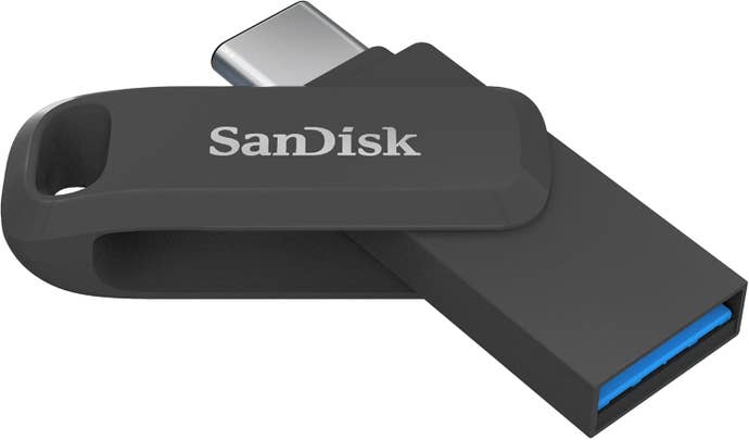 SanDisk Ultra Dual Drive Go flash drive in black