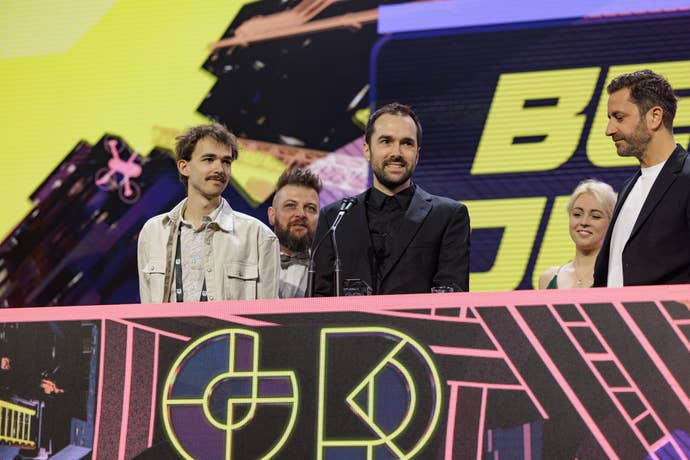 BlueTwelve Studio, developers of Stray, receive their GDC Award 2023 for Best Debut