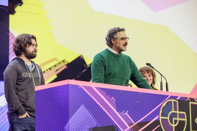 Obsidian Entertainment, developers of Pentiment, receive their GDC Award 2023