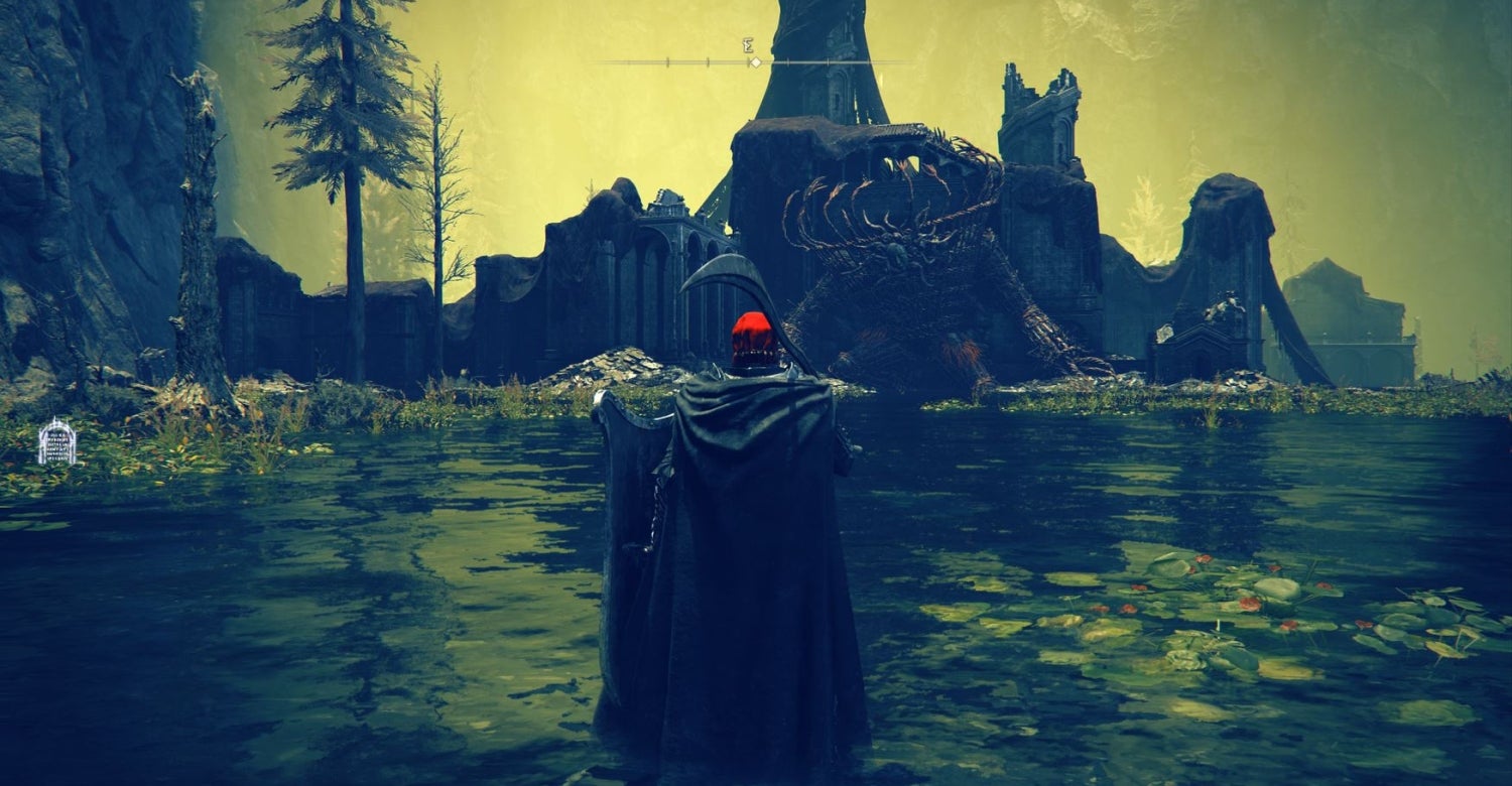 Elden Ring Shadow of the Erdtree Ruinen von Unte, Wasserstelle des Schlosses Eurogamer.de