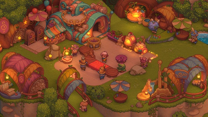 A Yordle attends a diner outside their home in Bandle Tale: A League Of Legends Story