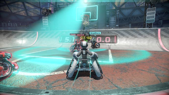 Drag x Drive screenshot showing someone shooting