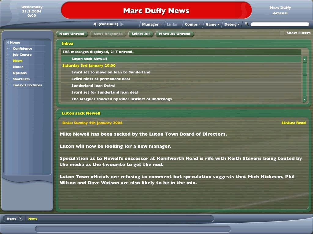 Football Manager 2005 | Eurogamer.net