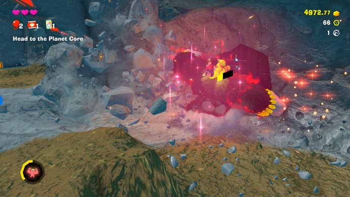 DK digs through the earth in Donkey Kong Bananza.