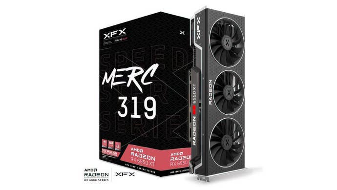 an xfx 6950 xt graphics card