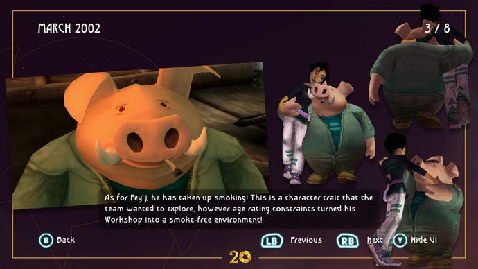 Arte da edição de aniversário de Beyond Good & Evil.