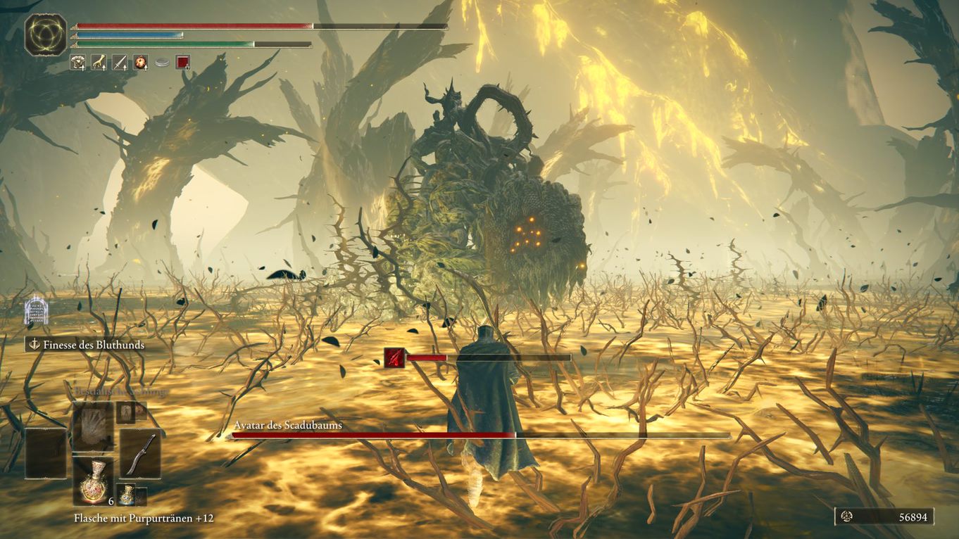 Elden Ring Shadow of the Erdtree Avatar des Scadubaums besiegen, Boss am Fuß des Scadubaums